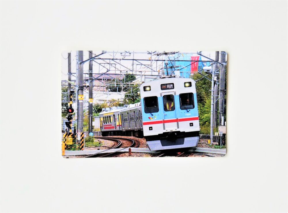 東急線の電車カード（表）ヨコハマトレインパラダイスでもらえたカード