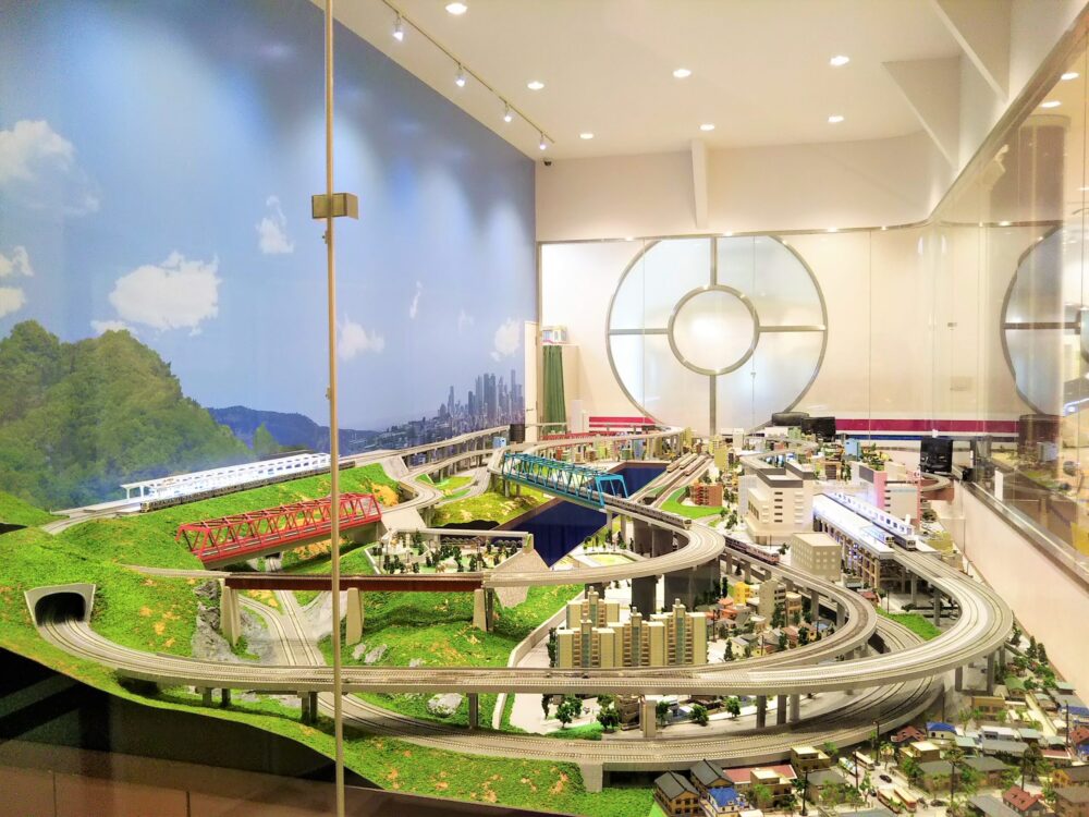 京王れーるランドの鉄道模型コーナー