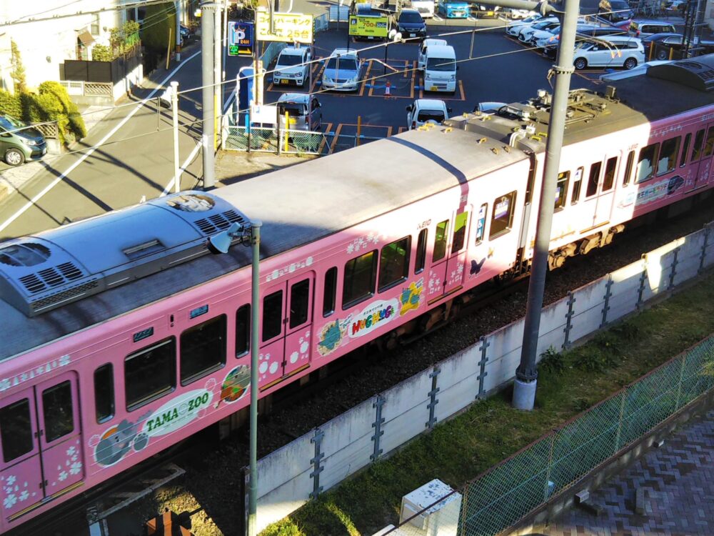 京王の動物園線ラッピング電車
