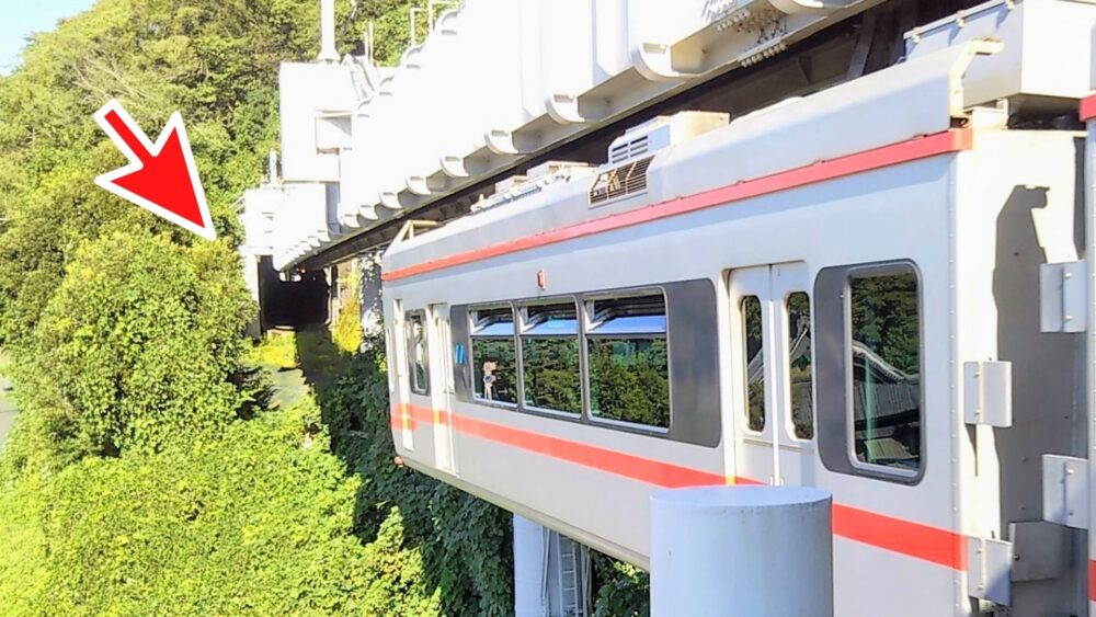 湘南モノレール｜湘南江の島駅～目白山下間のトンネル