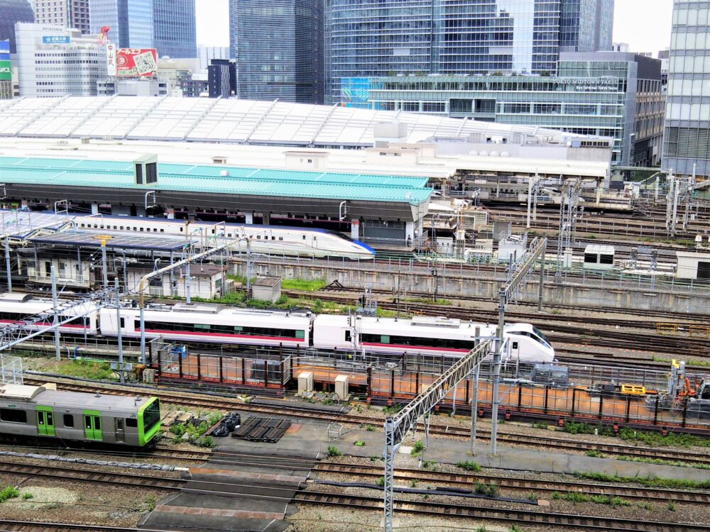 東京駅で新幹線 電車がたくさん見える屋上庭園を紹介 子鉄と見渡せる鉄道スポット てまりの虫めがね