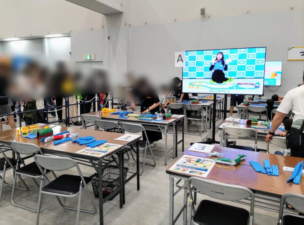 プラレール博【2024東京】4月28日プラレール体験コーナー「つなぎかた教室」