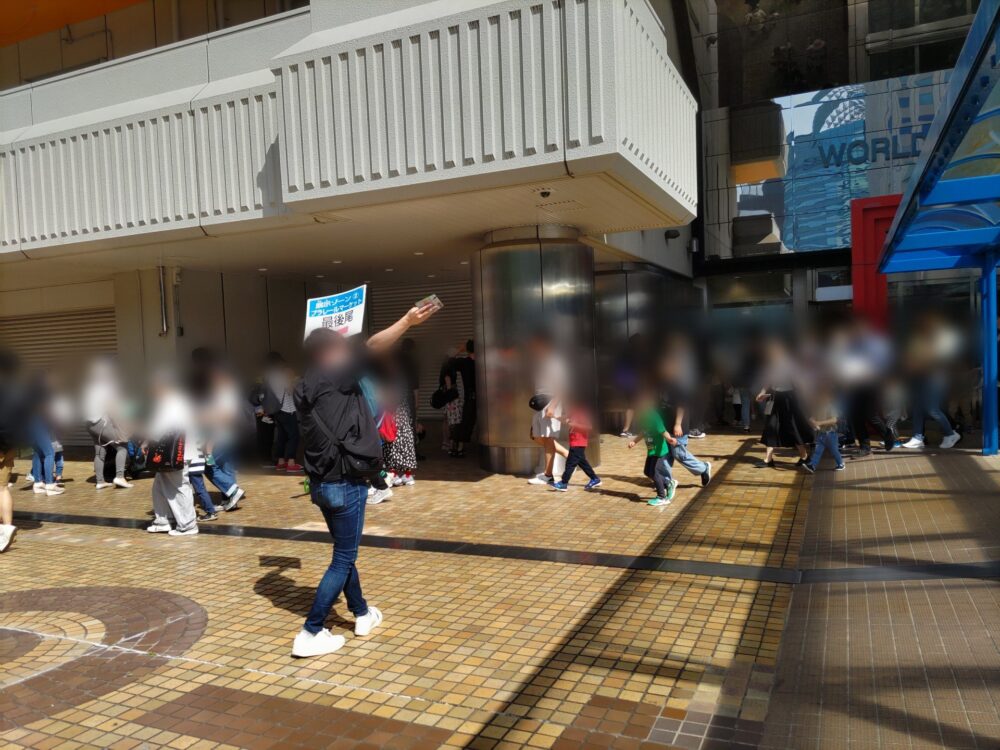 プラレール博【2024東京】4月28日物販コーナーの混雑状況14時15分現在