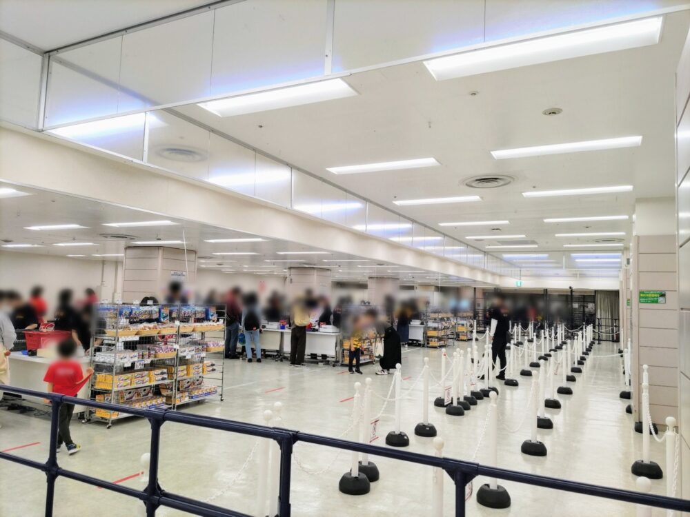 プラレール博【2025東京】体験談：物販コーナーのレジ待ち11時20分頃