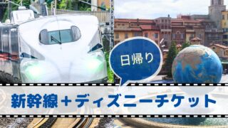 【日帰り】新幹線＋ディズニーチケット付きプラン（ホテルなし）