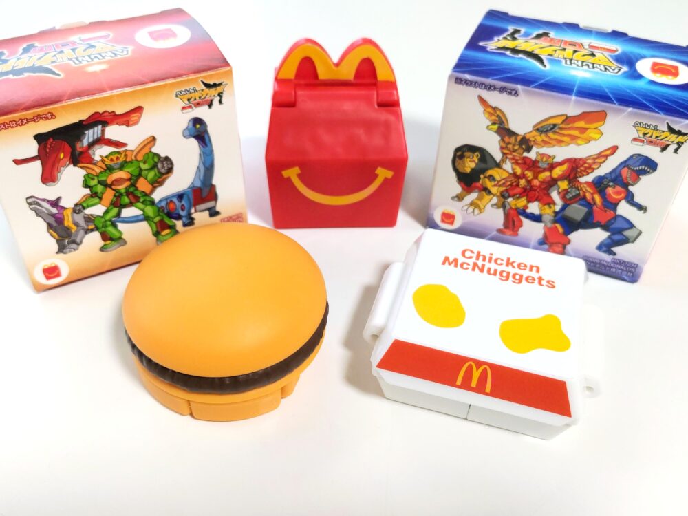 ハッピーセット【マクドナルドロボ】2026年第１弾・第２弾の購入したおもちゃと箱３種類